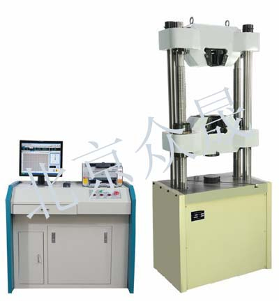 WAW-100D type microcomputer control electro-hydraulic servo universal testing machine